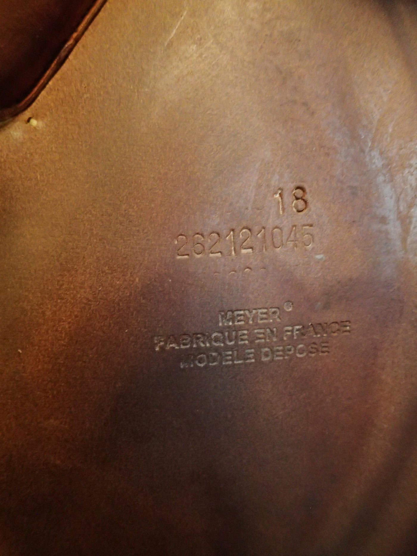 18" Meyer Selles Saddle - 2012
