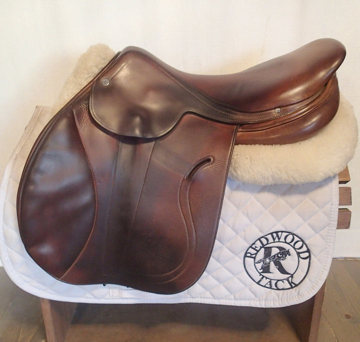 17" Hermes Vivace Saddle - 2019 - Full Buffalo - 4.75" dot to dot (634)