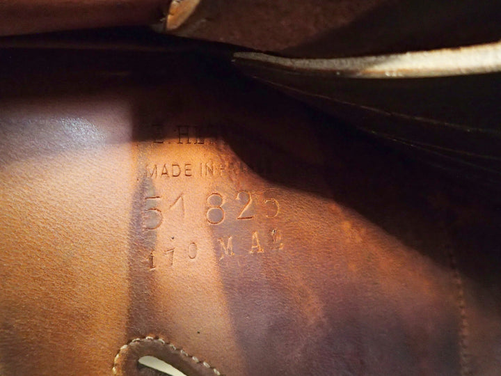 17" Hermes Vivace Saddle - 2019 - Full Buffalo - 4.75" dot to dot (634)