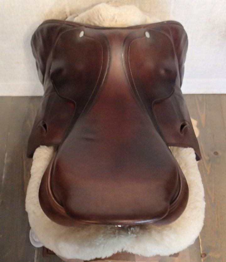 17" Hermes Vivace Saddle - 2019 - Full Buffalo - 4.75" dot to dot (634)