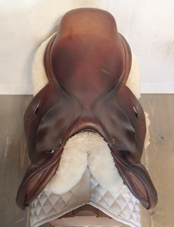17" Hermes Vivace Saddle - 2019 - Full Buffalo - 4.75" dot to dot (634)