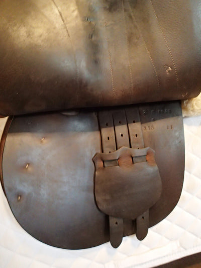 16" Butet Premium Saddle - Full Calfskin - 2011 - P Seat - 2 Flaps - 4.25" dot to dot