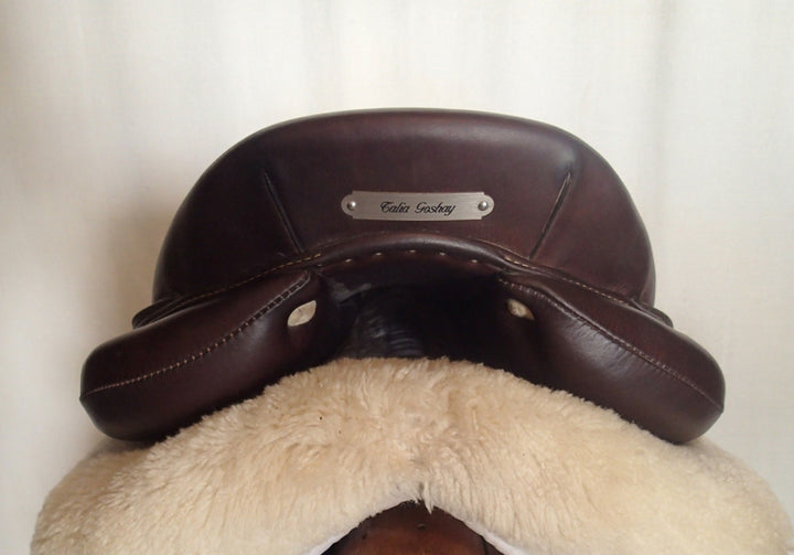 17.5" Antares Connexion Saddle - Full Buffalo - 2024 - 3A Flaps - 4.75" dot to dot (778)