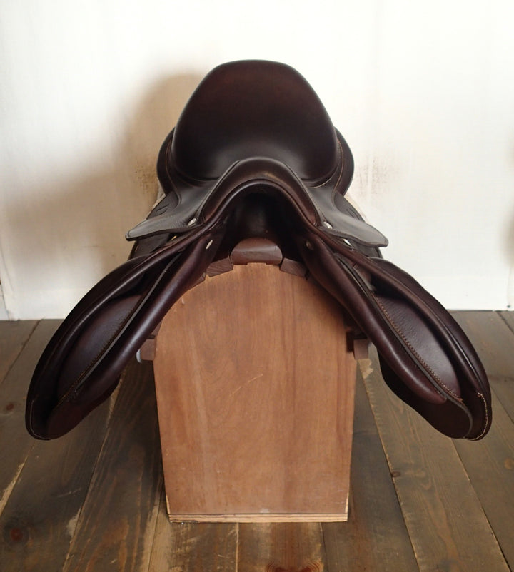 17.5" Antares Connexion Saddle - Full Buffalo - 2024 - 3A Flaps - 4.75" dot to dot (778)