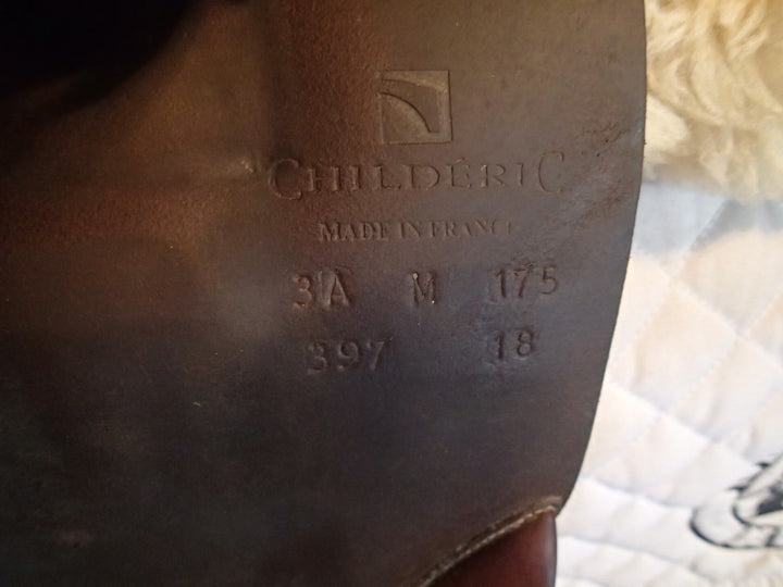 17.5" Luc Childeric Model M Saddle - 2018 - 4.75" dot to dot