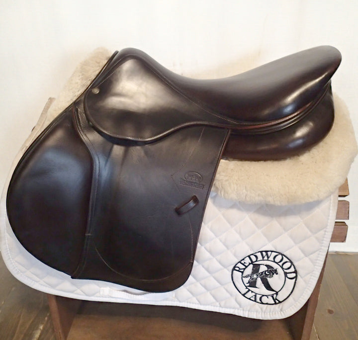 17.5" Devoucoux Socoa Saddle - Full Buffalo - 2013 - 2A Flaps - 4.75" dot to dot