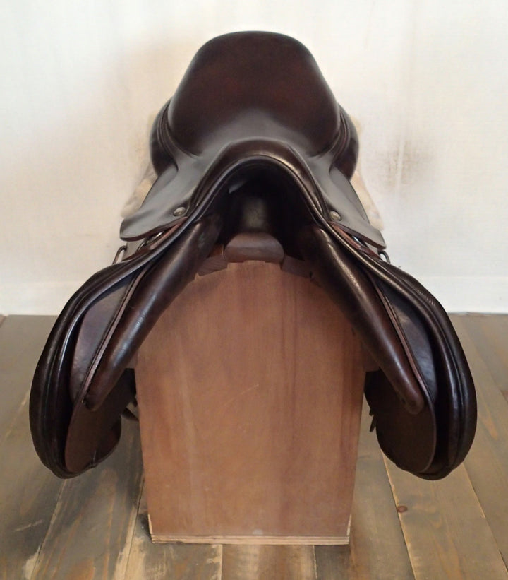 17.5" Devoucoux Socoa Saddle - Full Buffalo - 2013 - 2A Flaps - 4.75" dot to dot