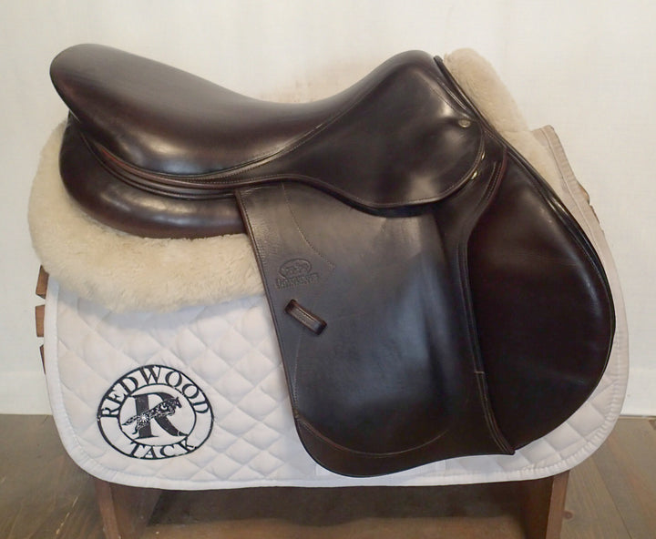 17.5" Devoucoux Socoa Saddle - Full Buffalo - 2013 - 2A Flaps - 4.75" dot to dot