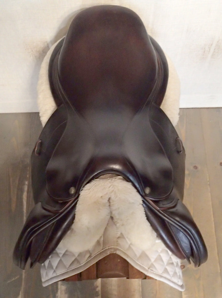 17.5" Devoucoux Socoa Saddle - Full Buffalo - 2013 - 2A Flaps - 4.75" dot to dot