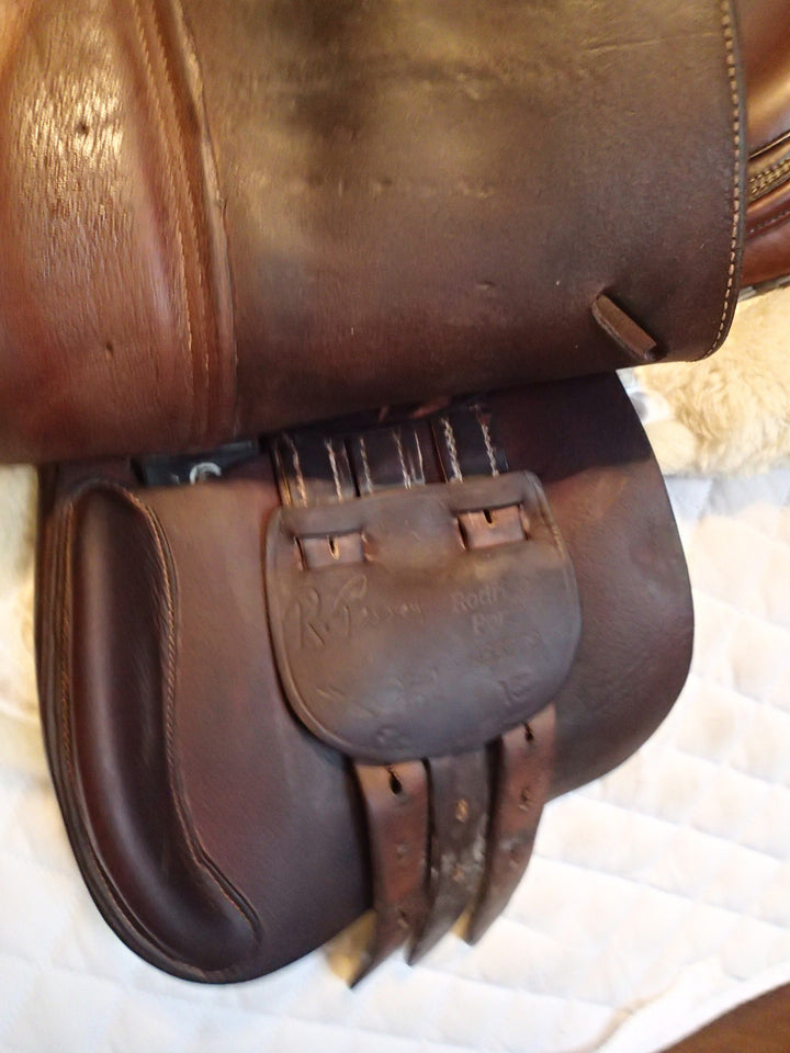 15" Rodrigo Pessoa XCH Exchangeable Gullet Pony Saddle (895)