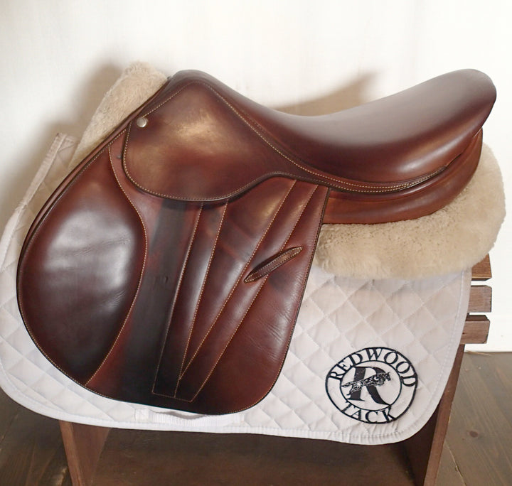 17" Butet Premium Saddle - Full Calfskin - 2017 - M Seat - 1.75 Flaps - 4.25" dot to dot (001)