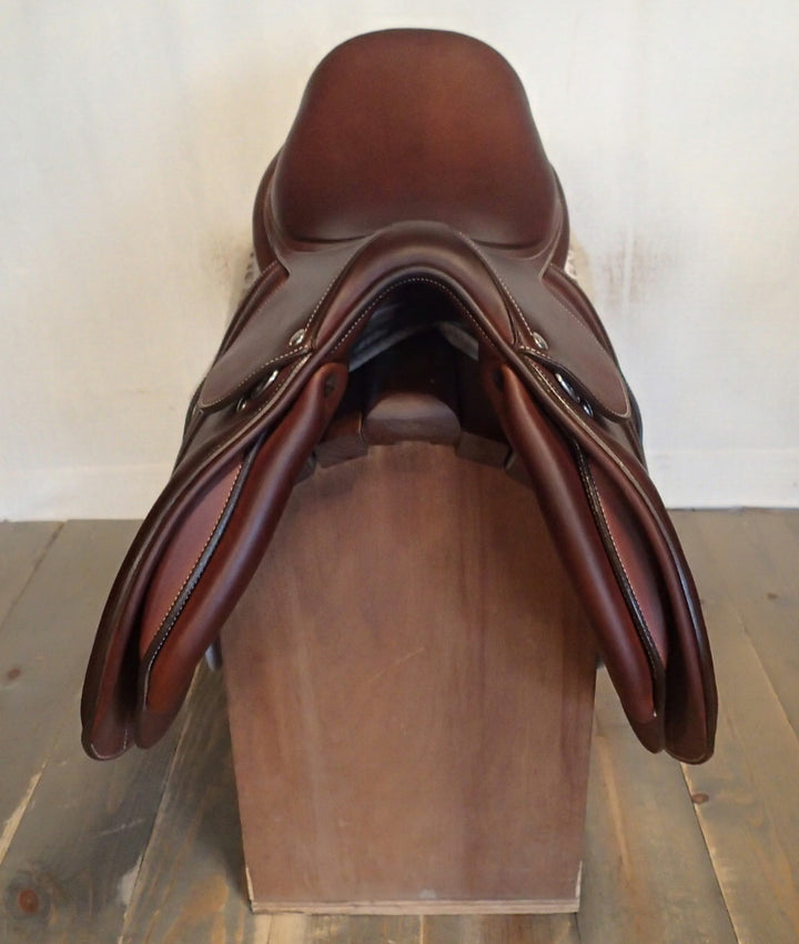 16.5" Butet Premium Saddle - Full Calfskin - 2023 - L Seat - 1.75 Flaps - 4.5" dot to dot (002)