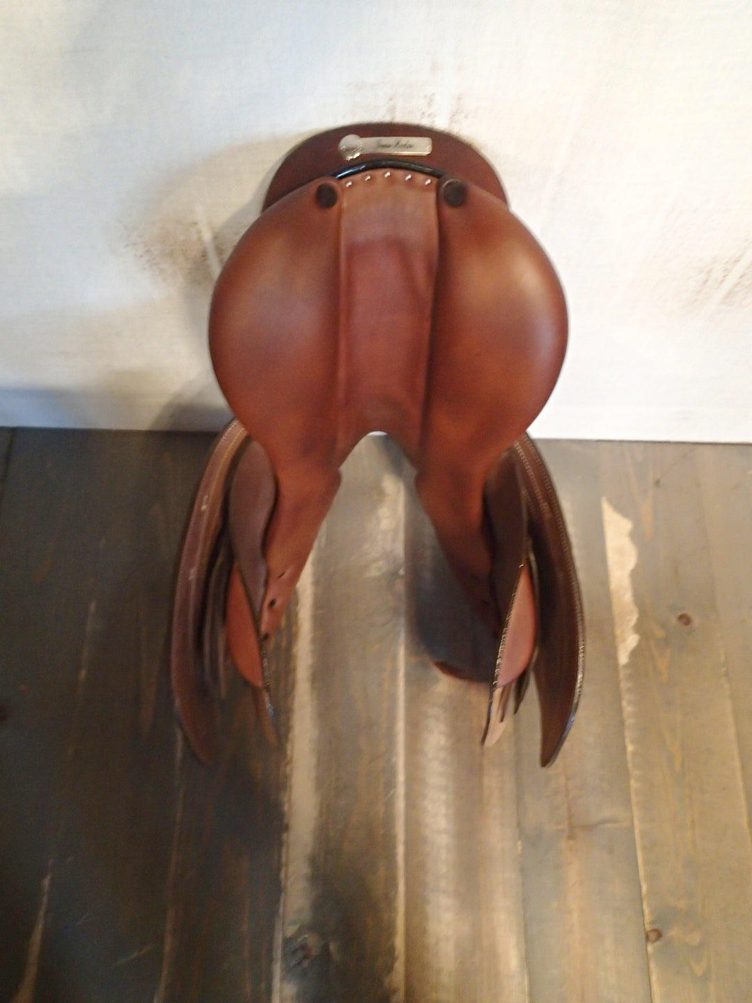 16.5" Butet Premium Saddle - Full Calfskin - 2023 - L Seat - 1.75 Flaps - 4.5" dot to dot (002)