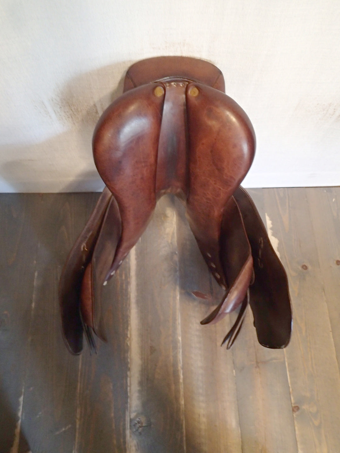 17" Bruno Delgrange Saddle - 1998 - 4.25" dot to dot