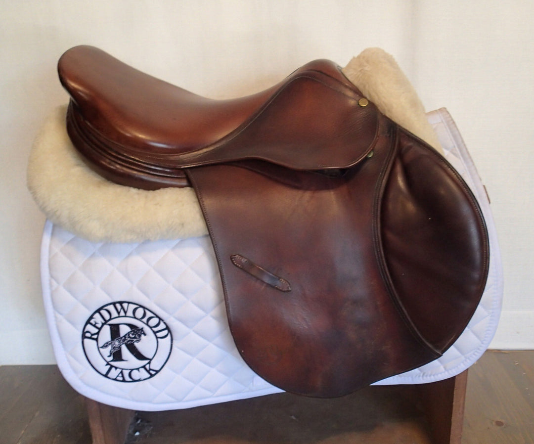 17" Bruno Delgrange Saddle - 1998 - 4.25" dot to dot