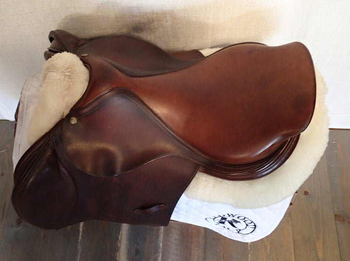 17" Bruno Delgrange Saddle - 1998 - 4.25" dot to dot