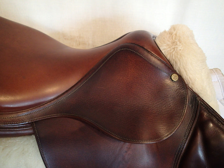 17" Bruno Delgrange Saddle - 1998 - 4.25" dot to dot