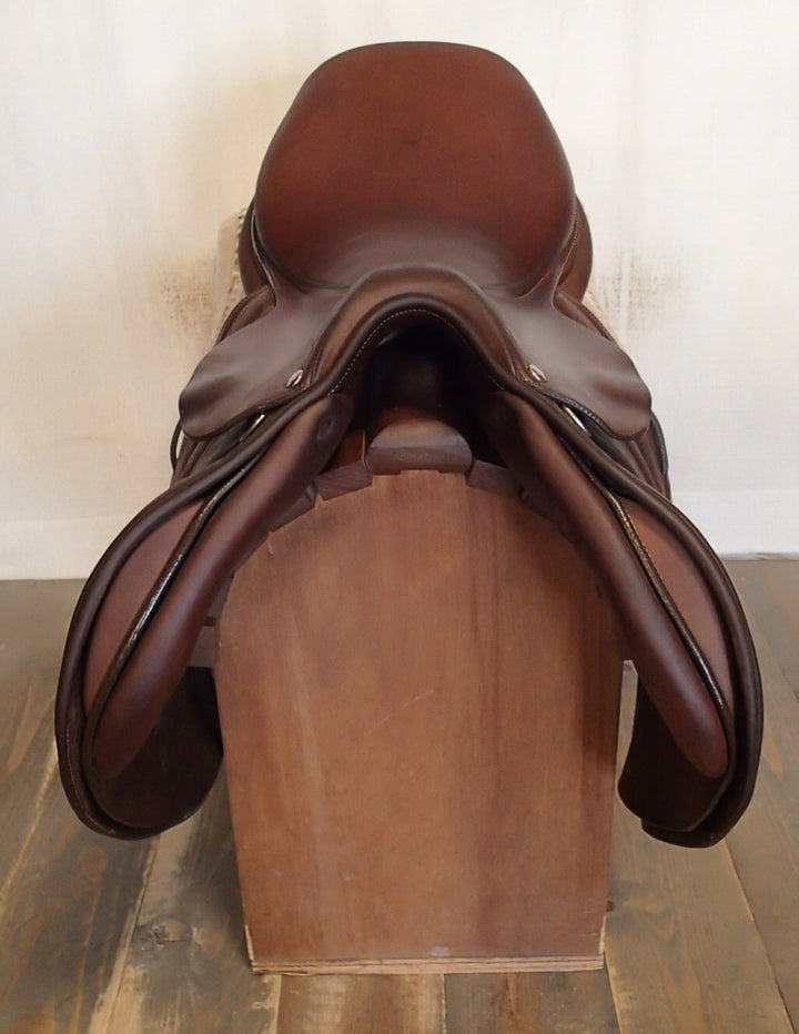 17.5" Butet Premium Saddle - Full Calfskin - 2019 - P Seat - 2.5 Flaps - 4.25" dot to dot (006)