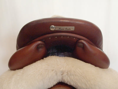17.5" CWD Saddle - Full Calfskin - 2004 - 2L Flaps - SE01 - 4.25" dot to dot
