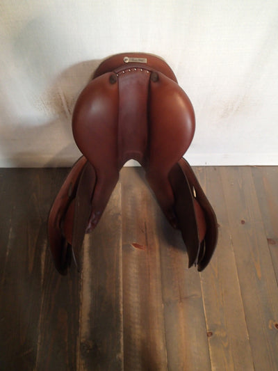 17.5" CWD Saddle - Full Calfskin - 2004 - 2L Flaps - SE01 - 4.25" dot to dot