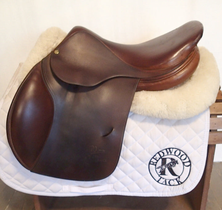 16.5" Bruno Delgrange PJ Saddle - 2003 - 4.5" dot to dot