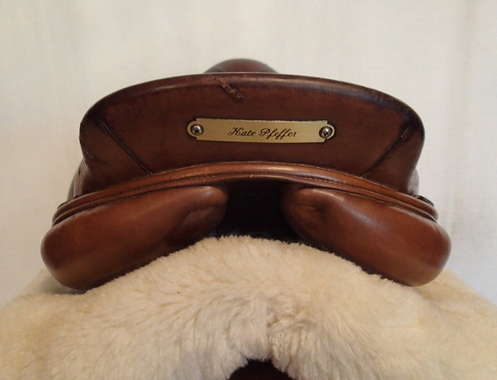 16.5" Bruno Delgrange PJ Saddle - 2003 - 4.5" dot to dot