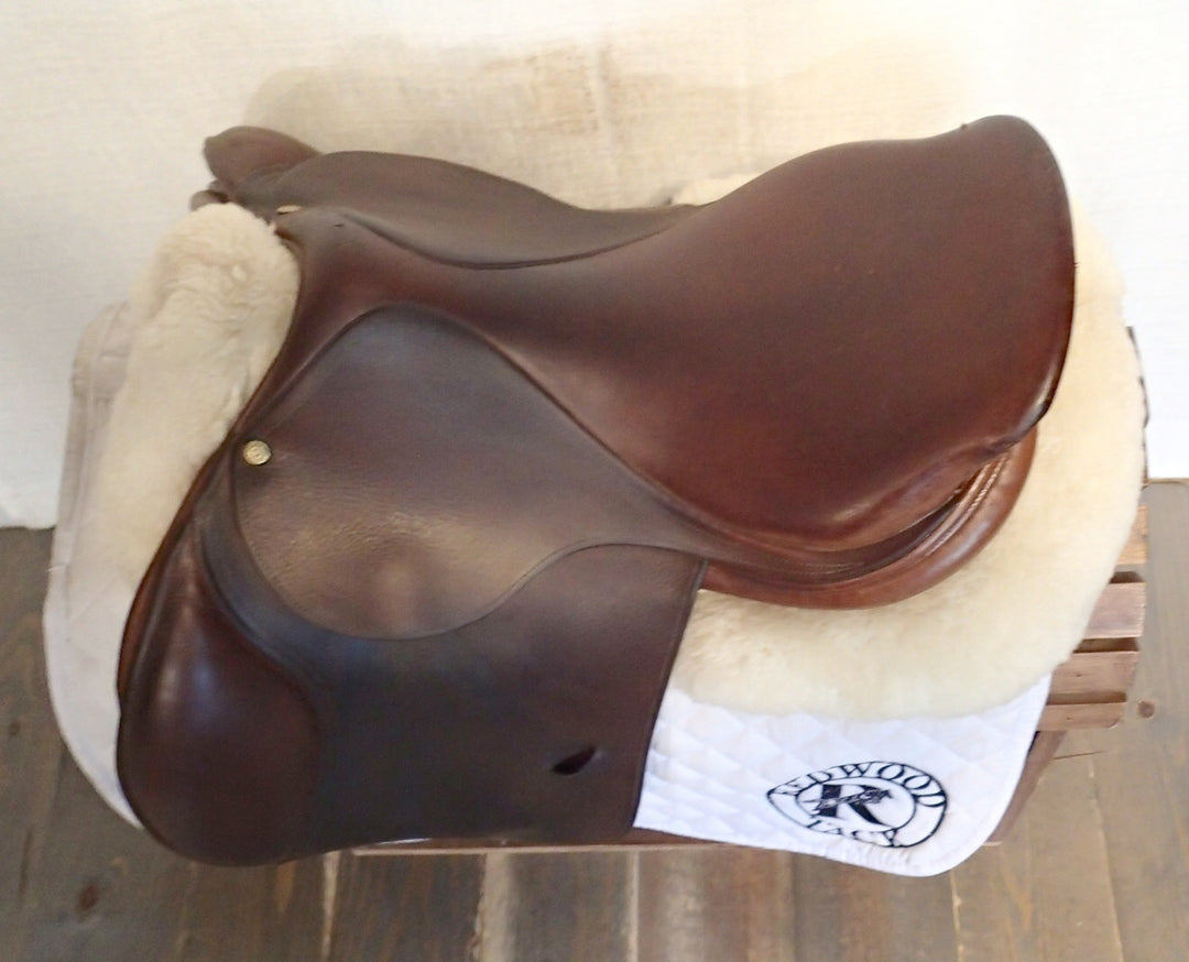 16.5" Bruno Delgrange PJ Saddle - 2003 - 4.5" dot to dot