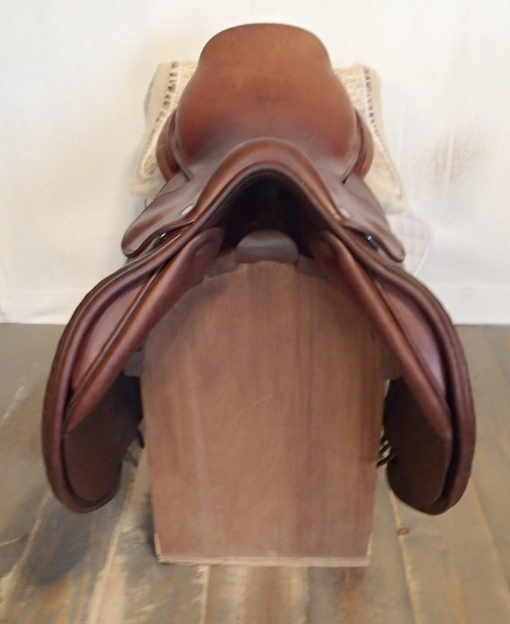 17" Hermes Cavale Saddle - 2024 - Full Calfskin - 5" dot to dot (011)