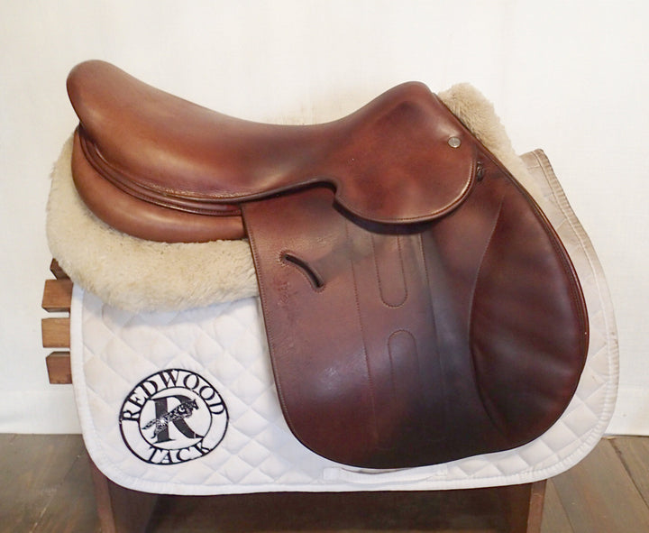 17" Hermes Cavale Saddle - 2024 - Full Calfskin - 5" dot to dot (011)