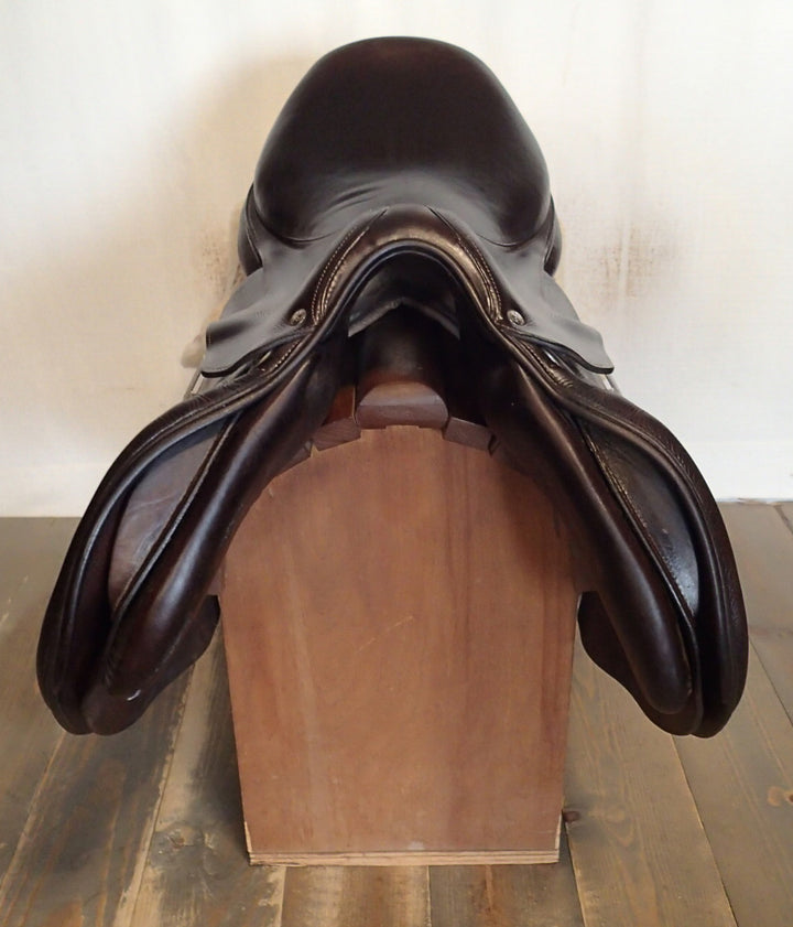 17.5" Voltaire Blue Infinite Saddle - Full Buffalo - 2020 - 2AA Flaps - 5" dot to dot - Pro Panels (013)