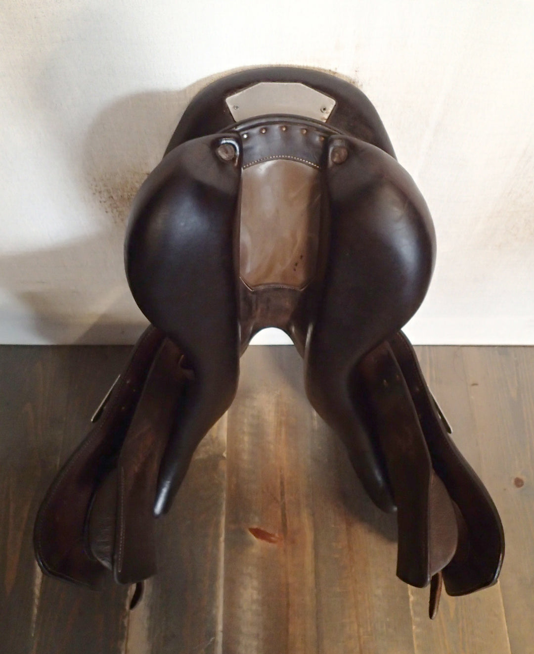 17.5" Voltaire Blue Infinite Saddle - Full Buffalo - 2020 - 2AA Flaps - 5" dot to dot - Pro Panels (013)