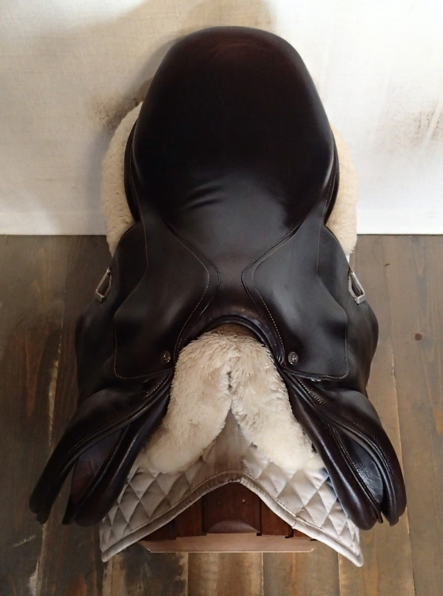 17.5" Voltaire Blue Infinite Saddle - Full Buffalo - 2020 - 2AA Flaps - 5" dot to dot - Pro Panels (013)