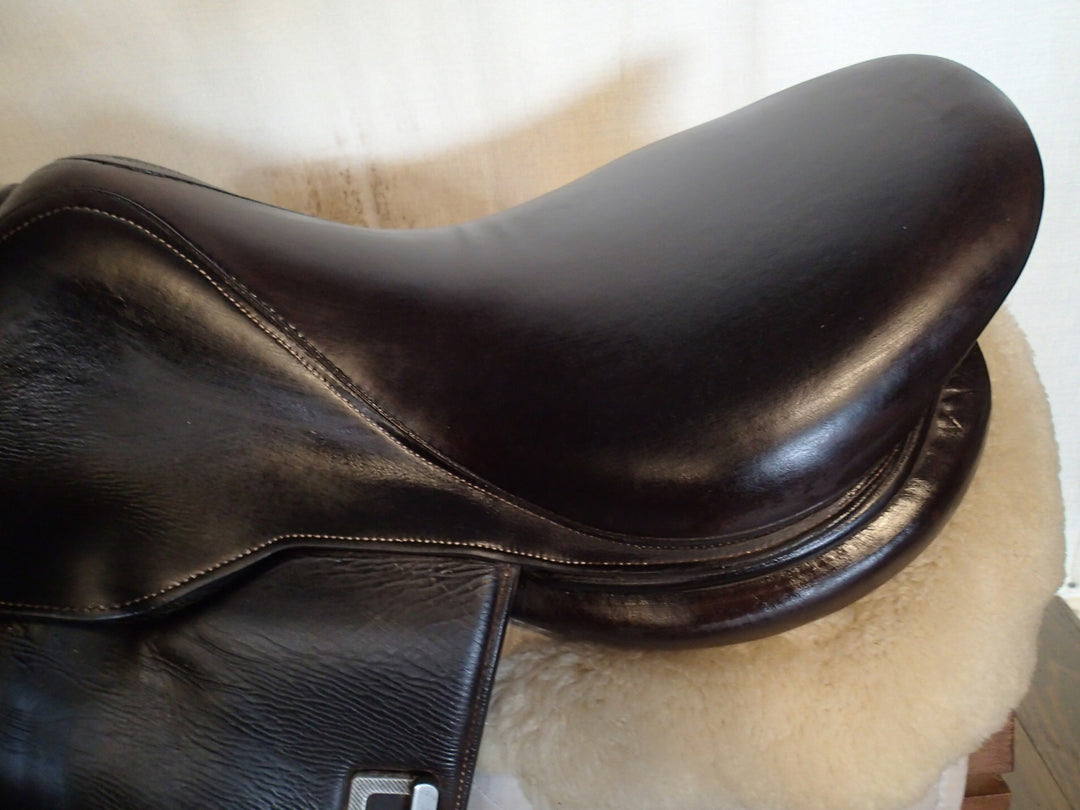 17.5" Voltaire Blue Infinite Saddle - Full Buffalo - 2020 - 2AA Flaps - 5" dot to dot - Pro Panels (013)