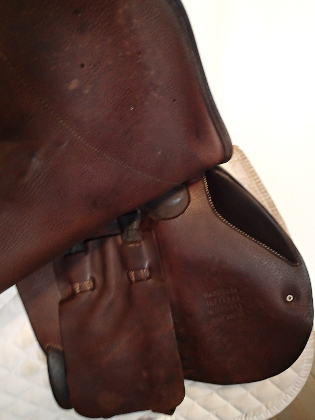 17.5" Voltaire Blue Infinite Saddle - Full Buffalo - 2020 - 2AA Flaps - 5" dot to dot - Pro Panels (013)