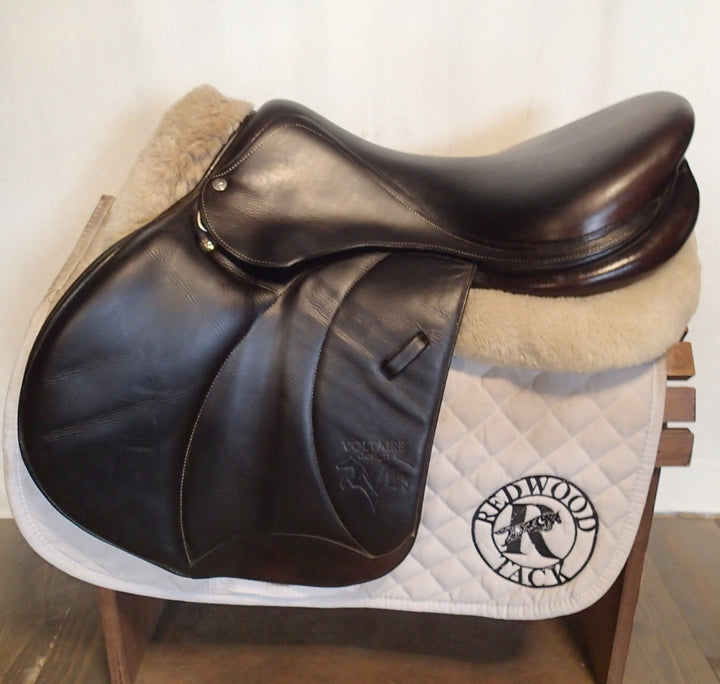 18" Voltaire Palm Beach Saddle - Full Buffalo - 2017 - 3AAA Flaps - 5" dot to dot - FIN Panels (017)