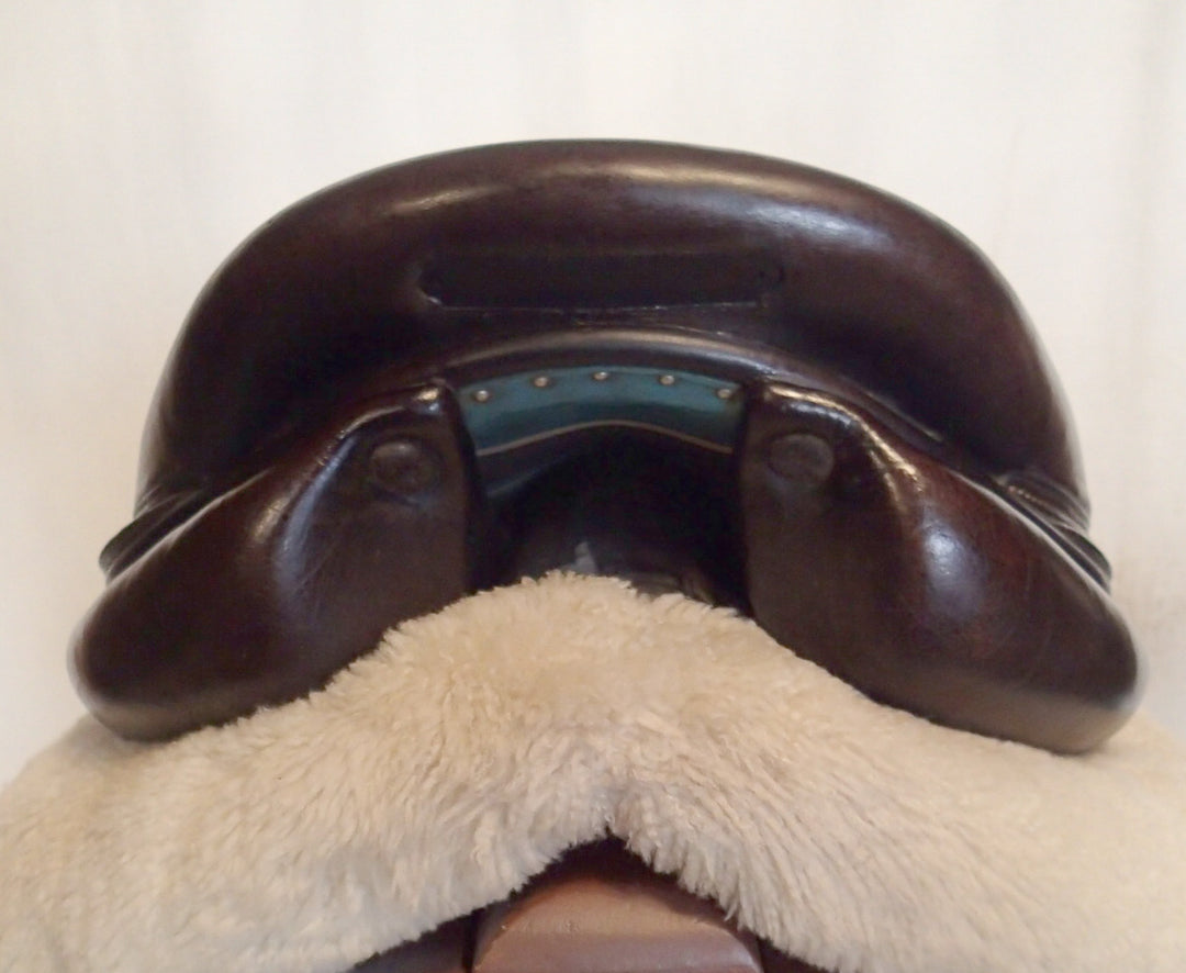 18" Voltaire Palm Beach Saddle - Full Buffalo - 2017 - 3AAA Flaps - 5" dot to dot - FIN Panels (017)