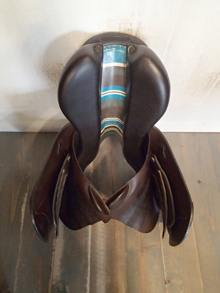 18" Voltaire Palm Beach Saddle - Full Buffalo - 2017 - 3AAA Flaps - 5" dot to dot - FIN Panels (017)