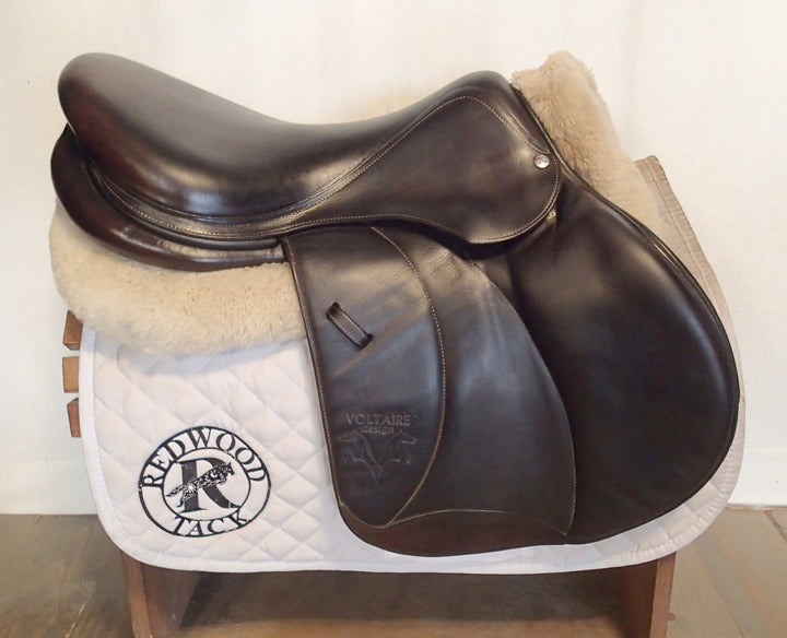 18" Voltaire Palm Beach Saddle - Full Buffalo - 2017 - 3AAA Flaps - 5" dot to dot - FIN Panels (017)