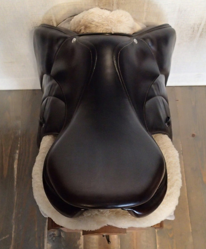 18" Voltaire Palm Beach Saddle - Full Buffalo - 2017 - 3AAA Flaps - 5" dot to dot - FIN Panels (017)