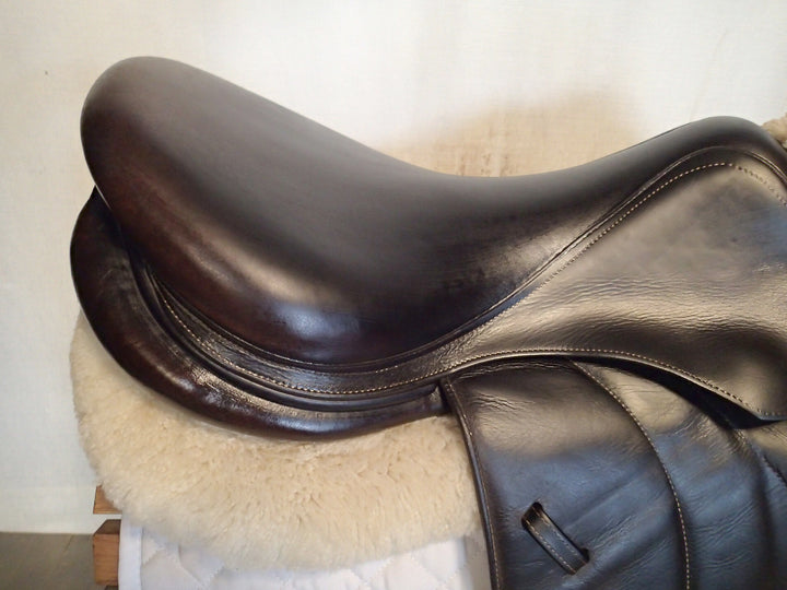 18" Voltaire Palm Beach Saddle - Full Buffalo - 2017 - 3AAA Flaps - 5" dot to dot - FIN Panels (017)