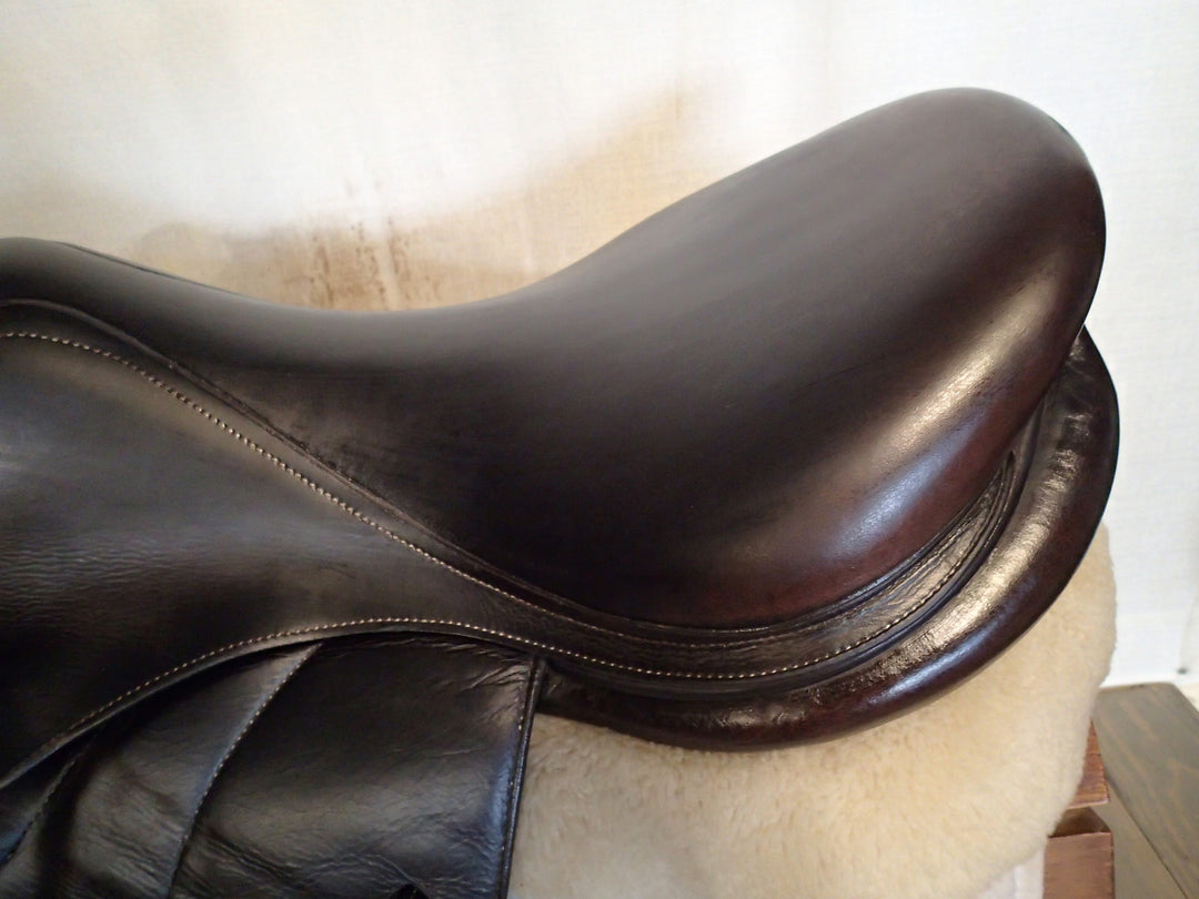 18" Voltaire Palm Beach Saddle - Full Buffalo - 2017 - 3AAA Flaps - 5" dot to dot - FIN Panels (017)