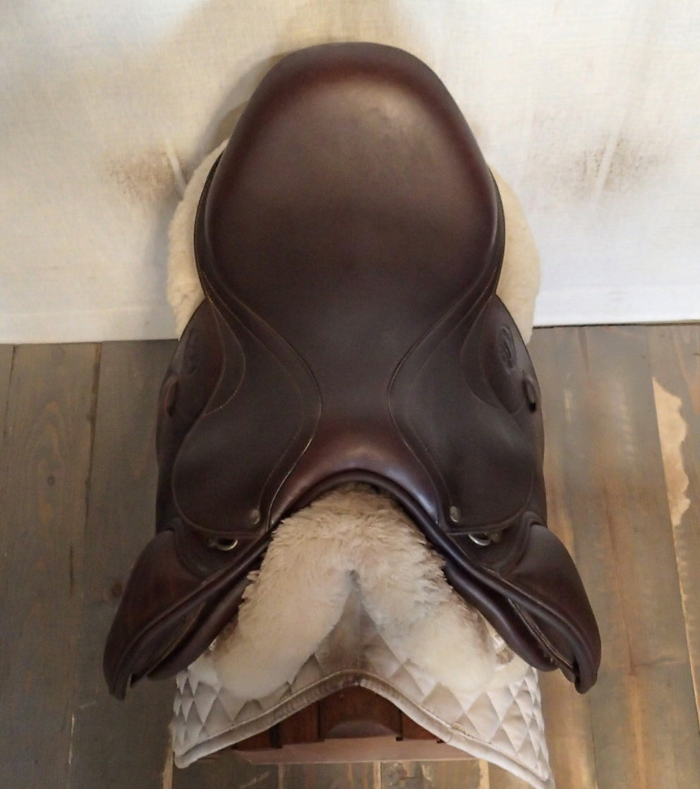 17" Antares Skylla Saddle - Full Calfskin - 2022 - 2N Flaps - 4.5" dot to dot (022)