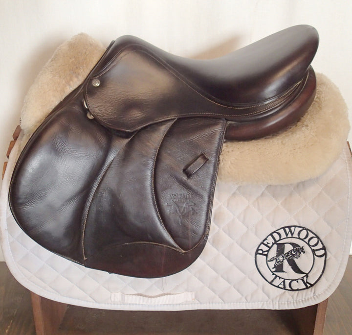 16" Voltaire Palm Beach Saddle - Full Buffalo - 2016 - 0A Flaps - 4.75" dot to dot - Pro Panels (025)