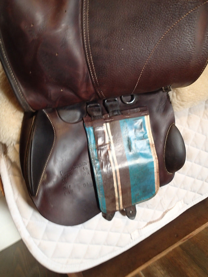 16" Voltaire Palm Beach Saddle - Full Buffalo - 2016 - 0A Flaps - 4.75" dot to dot - Pro Panels (025)