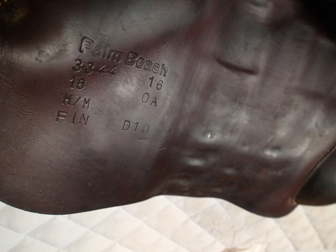 16" Voltaire Palm Beach Saddle - Full Buffalo - 2016 - 0A Flaps - 4.75" dot to dot - Pro Panels (025)