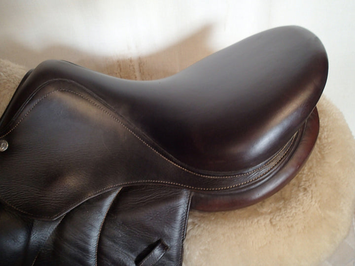 16" Voltaire Palm Beach Saddle - Full Buffalo - 2016 - 0A Flaps - 4.75" dot to dot - Pro Panels (025)