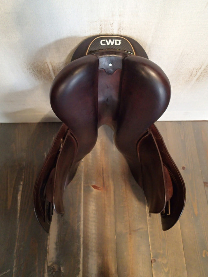 17.5" CWD Mademoiselle 2Gs Saddle - Full Buffalo - 2018 - 4C Flaps - SE32 (029)