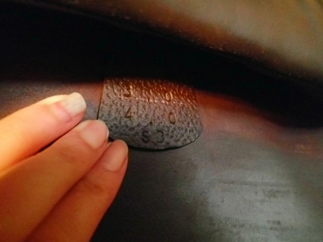 18.5" Devoucoux Biarritz O Saddle - Full Buffalo - 2021 - 2AR Flaps - 4.5" dot to dot (031)