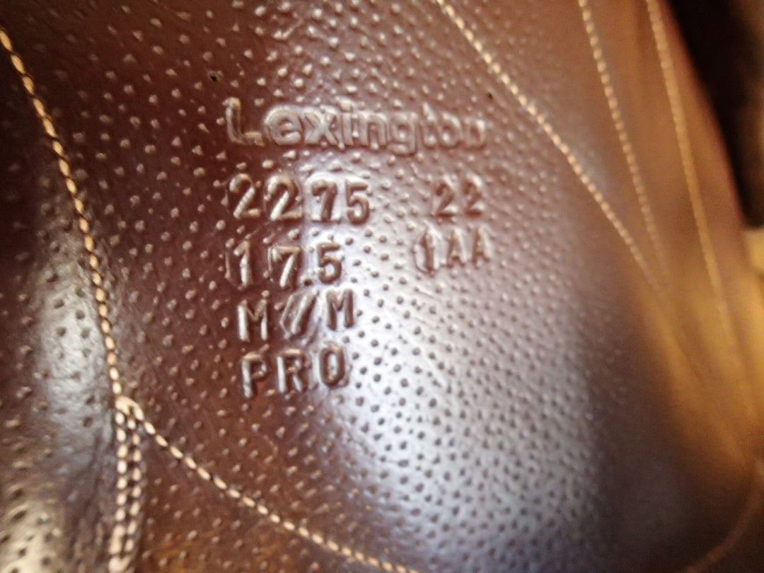 17.5" Voltaire Lexington Monoflap Saddle - Full Buffalo - 2022 - 1AA Flaps - 5.25" dot to dot - FIN Panels (034)