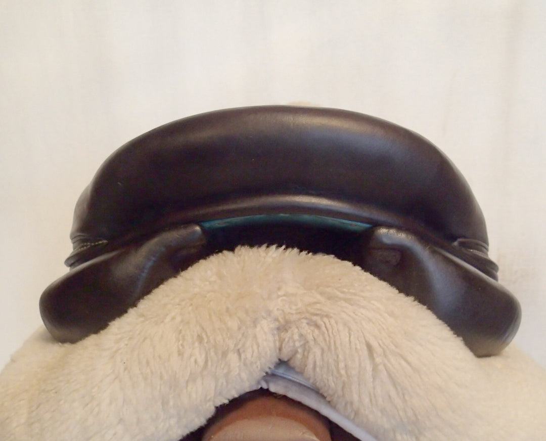 17.5" Voltaire Lexington Monoflap Saddle - Full Buffalo - 2022 - 1AA Flaps - 5.25" dot to dot - FIN Panels (034)